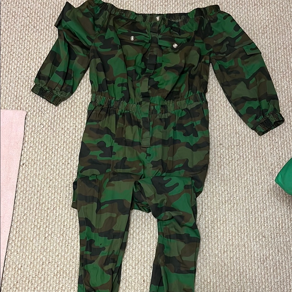 Fashion to Figure Camouflage Jumpsuit